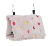 BUTIFULSIC Parrot Warm Nest Flannel Hanging Bed for Small Pets Canary