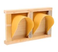 BUTIFULSIC Pigeon Racing Door Bird Cage Accessory Easy Installation | Wood and Plastic, Two-door Design, European Style, for PET Birds and Pigeons, Reliable Everyday Use