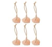 BUTIFULSIC Pink Salt Lick Blocks Natural Mineral Source for Livestock and Cattle 6pcs Promotes Health Suitable for Farm and Ranch Use