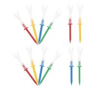 BUTIFULSIC Plastic Golf Tees for Outdoor Training and On-course Use 16pcs Sturdy and Colourful Golf Range Tees Designed to Tolerate 100+ Hits with Straighter Drives Random Color