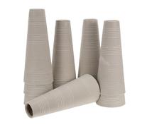 BUTIFULSIC Plastic Tapered Yarn Winding Tubes and Antislip Grooved Surface 10pcs with 5°57 Coneshaped Design to Workflow Efficiency for Wool and Yarn, for Knitting and Embroidery Projects
