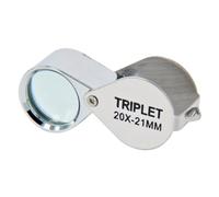 BUTIFULSIC Pocket Illuminated Loupe with Magnification Chromed Steel Folding Handheld Magnifier for Jewelry Gems Coins Stamps Watches Inspection and Fine Art Analysis