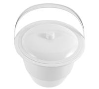 BUTIFULSIC Portable Easy Compact, with Plastic Chamber Pot for Lid Adults Round Urinal Bucket to Wash Isolate Odors and Travel and Home Use by Elderly and Disabled People