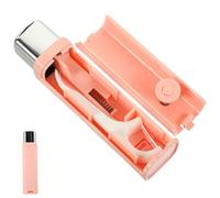 BUTIFULSIC Portable Practical Dental Floss Box in Pink with Automatic Dispenser, Compact Pp Material Teeth Pick Organizer for Convenient Oral Care on The Go