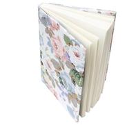 BUTIFULSIC Portable Rose Design A6 Fabric Book Cover, Handmade Protective Safety Sleeve for School Stationery, Delicate Office and Home Book Protector