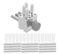 BUTIFULSIC Precision Mini Vise Clamp for Models and Crafts, Aluminium Alloy Construction with Nonmarring Grip and Even Clamping Force, for Hobbies and DIY Enthusiasts