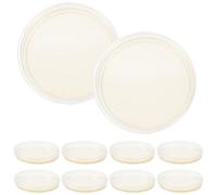 BUTIFULSIC Prepoured Professional and Practical Design with Agar 10pcs Agar Plates Petri Dishes Fresh Plates Promote Faster Growth for Laboratory Analysis and Scientific Research