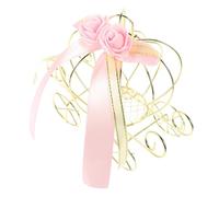 BUTIFULSIC Pumpkin Cart Safe Display European Style Iron Candy Box Decorative Presentation for Baked Goods and Small Jewellery for Wedding Favours and Home Decor