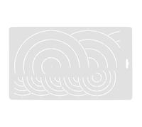 BUTIFULSIC Quilting Template Sewing Ruler Patchwork Template White Pp Material Work Efficiency Increase DIY Creativity for Quilting and Sewing