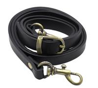 BUTIFULSIC Replacement Shoulder Strap Pu Artificial Leather 120cm Adjustable and in Black Sturdy Replacement Bag Strap Crossbody Bag Pouch Suitable for Shoulder Use