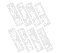BUTIFULSIC Reusable Cartoon Car Patterns Drawing Template Stencil Made of Sturdy Pp Material, Creative Design for Wall Stencils and Greeting Cards to Stimulate Imagination