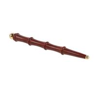 BUTIFULSIC Sandalwood Acupressure Massage Pen with Rolling Copper Beads, Double-Ended Wooden Stick for Muscle Relaxation and Easy Carry, for Spa and Home Use on Back and Shoulder