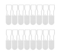 BUTIFULSIC Security Seal Tags and Quick Locking Mechanism 100pcs White Plastic with Integrated Sealing Solution Tamper-evident Disposable Padlocks for Luggage and Warehouse Management
