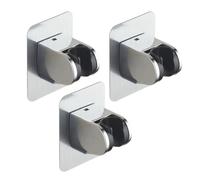 BUTIFULSIC Shower Holder Rack 7-speed Angle Adjustment Design and for 3 Pcs Adhesive with Strong Abs Material in Home and Hotel Bathrooms
