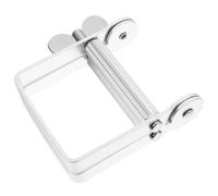 BUTIFULSIC Silver Aluminium Alloy Toothpaste Squeezer for Accurate Dispensing, Creative Hair Dye Removal Tool, Essential Lotion Squeeze Accessory for Bathroom and Salon Use