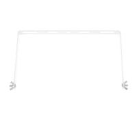 BUTIFULSIC Solar Panel Mounting Bracket U-Shaped Iron Support for Outdoor LED Floodlight and Street Lamp, Easy to Carry and Robust Construction, White Colour, Suitable for Outdoor Solar Panel