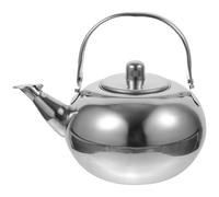 BUTIFULSIC Stainless Steel Thermal Teapot 1.5L Vacuum Insulated Tea Pot 16cm Silver Water Kettle for Kitchen Restaurant Hotel