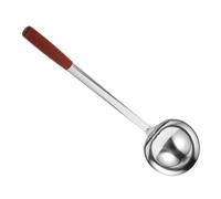 BUTIFULSIC Stainless Steel Wok Spoon with Wooden Handle for Cooking and Serving, Comfortable Use and Heat Protection, for Restaurant and Home Dining