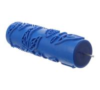 BUTIFULSIC Textured Paint Roller for Wall Decoration with Rubber Material and 7-inch Blue Butterfly Pattern, for Furniture and Office Painting, Easy to Use Patterned Texture Paint Roller