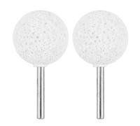 BUTIFULSIC Tire Buffing Grinding Head White Corundum 2PCS Automotive Tire Repair Rotary Tool for Mechanics Car Maintenance