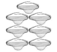 BUTIFULSIC Triangular Mesh Hair Nets for Curl Setting at Home or Salon and Sleep Styling Polyester Material 7pcs with Comfortable Elastic Fit and Hair Protection for Women for Curlers