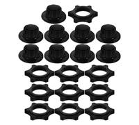 BUTIFULSIC Universal Diameter Covers Fan Nut Black Plastic Cover Replacement for Stable Operation with Fine Workmanship Inner 8mm and Suitable Household Fans