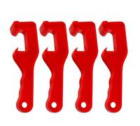 BUTIFULSIC Universal Lid Can Opener Wrench Tool for Bucket Lid Plastic Material with Anti-Slip Grip and Anti-Rust Features 4pcs Set Suitable for Garage and Shop Use