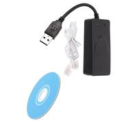 BUTIFULSIC USB Fax Modem Plug-and-play Device with Dual USB Ports, Compact Abs Material for Data Transfer and Fax Communication in Business Environments and Desktop Office Spaces