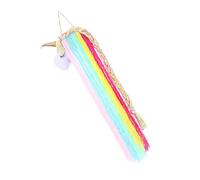BUTIFULSIC Wall Mounted Hair Clips Holder and Headband Organizer, Made with Woolen Cotton Rope, Modern Simple Style for Storing Snap Clips and Hair Bows as Decorative Nursery Wall