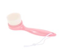 BUTIFULSIC Wash Face Brush Head Dry Brush Face 5.70x1.77x1.38in Exfoliating Massaging Long Handle Design Suitable for Family Members Facial Cleansing Routine Home Use