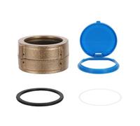 BUTIFULSIC Water Meter Cap Meter Covers with Complete Sealing Weatherproof Construction Copper and Plastic 1/2' 3/4' Size Protective Shell for Home and Hotel Repair