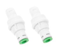 BUTIFULSIC Water Pressure Regulator Valve with Stable Low-Pressure Flow 3/8" 2pcs Quick Connect Pom Material and Easy Maintenance for Reverse Osmosis Water Purifier Suitable Under Sink