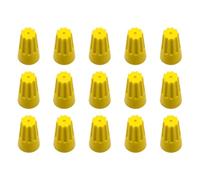 BUTIFULSIC Wire Connectors Spiral Pressure Line Caps Yellow 100 Pcs Reusable Quick Joint Terminal Blocks Made of Engineering Plastics, Easy Installation for Wiring for Electrical Products