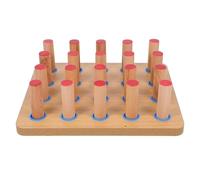 BUTIFULSIC Wood Pegboard for Finger Exercises and Hand Rehabilitation Training Device Multiple Peg Options, Finger Strength and Dexterity for Home and Rehabilitation Centres Use