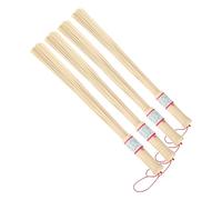 BUTIFULSIC Wooden Bamboo Body Massager 4Pcs Set for Back Scrubbing and Relaxation in Sauna Sessions