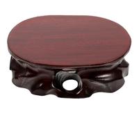 BUTIFULSIC Wooden Vase Display Stand Not Easy to Break Or Overturn Rustic Style with Fine Workmanship for Flower Pot and Buddha Statue for Flower Shop Or Table Decor