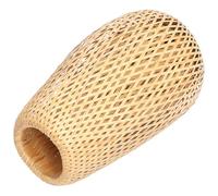 BUTIFULSIC Woven Bamboo Lamp Shade for Decoration and Woven Design Pendant Light Lampshade Khaki Colour and Creating A Warm Atmosphere in Antique Shops Or Hotels