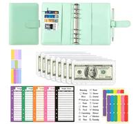 BUTIFYLIFE Budget Binder with Cash Envelopes Green Cash Envelope Wallet