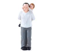 BUTILIVEEN Grandpa Gifts- Grandpa Fathers Day Birthday Gift, 8 Inch Resin Grandfather and Grandson Figurines