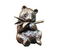 Butler & Peach Detailed Small Solid Bronze Panda