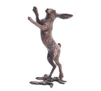 Butler & Peach - Solid Bronze Miniature Boxing Hare