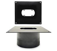 Butler Technik Stainless Steel Diesel Heater Turret Mount Plate for RV Motorhome Camper Eberspacher Espar Webasto Auxiliary Heating Furnace Extra Deep Mount PRO (100mm)