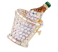 Butler & Wilson Champagne Celebration Brooch GOLD