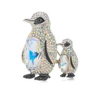 Butler & Wilson Penguin Brooch MULTI