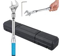 BUTORY Torque Wrench Digital Adjustable Torque Wrench 5-25 NM 30mm Steel Open End Torque Wrench 9×12mm Interchangeable Head Torque Wrench Car Repair Maintenance Spanner Hand Tool for Bicycle Car