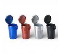 Butt Bat Miniature Metal Trash/Garbage Can with Cap Ashtray Cigarette Saver (Qty: 1)