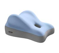 Butt Cushion Couples Pillow - Memory Foam Cushion for Couples, 41x48x23 cm, Ergonomic Enhanced Lumbar Hip Support, Modern Grey Sofa Bed Chair Pillow for Home Use (Blue)