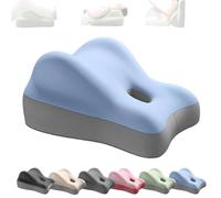 Butt Cushion for Couples, Couples Butt Cushion, Butts Cushions Couple Pillow, Low-Profile Design Couple Pillow for Intimacy, Recovers After Impact, Suitable for Coupless in Variou Positions (Blue)