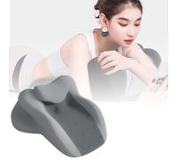 Butt Cushion for Couples, Face Prone Down Ergonomic Memory Foam Pillow with Removable Cover, Ideal for Intimacy, Stomach Sleeping, Reading, and All - Position Posture Support (Grey (with pillow))