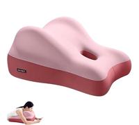Butt Cushion for Couples,Memorys Foam Cushion for Hip Elevation,Couple Love Pillow Pad,Space Memory Foams Bedside Sleeping Sofa Cushions,Pillowcase Wedge Pillow Memory Foam,for Sitting and Lying(Pink)